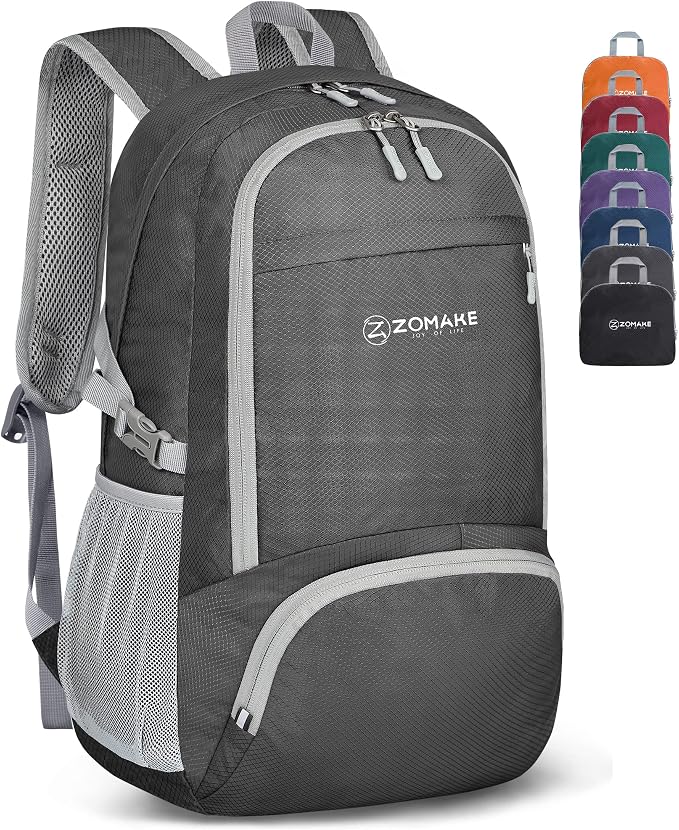 ZOMAKE Lightweight Packable Backpack 30L, Foldable Hiking Backpacks Water by ZOMAKE