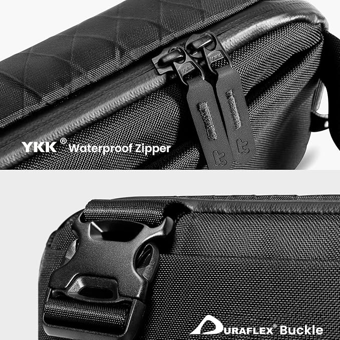 tomtoc Compact EDC Sling Bag, Minimalist Chest Shoulder Backpack Crossbody Bag - Image 6