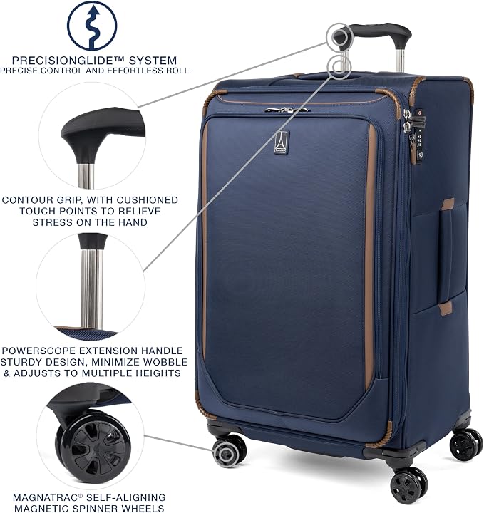 Travelpro Crew Classic Lightweight Softside Expandable Checked Luggage - Image 2