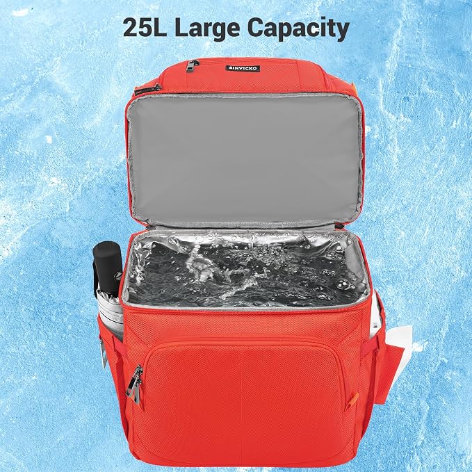 Insulated Cooler Backpack, Double Deck Leakproof Cooler Bag, Insulated Backpack - Image 5