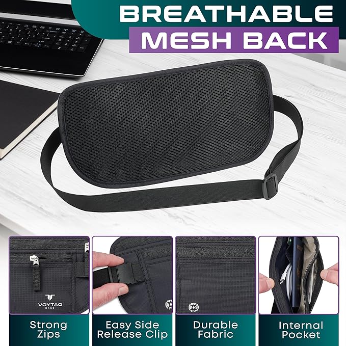Travel Money Belt & Passport Holder - Image 5
