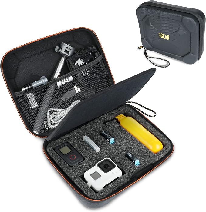 USA Gear Water Resistant EVA Foam Hard Case Compatible by USAGEAR