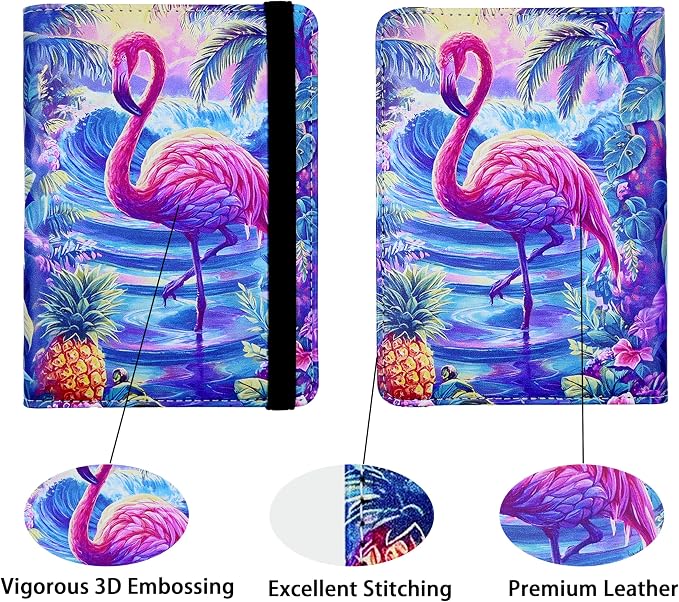 Passport Holder for Women and Men PU Leather Passport Cover for Travel - Image 2