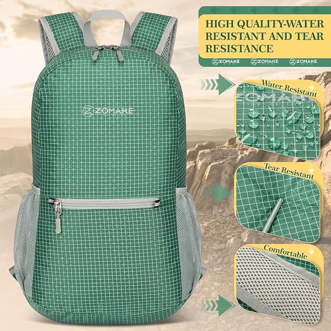 ZOMAKE Ultra Lightweight Hiking Backpack 20L - Image 3