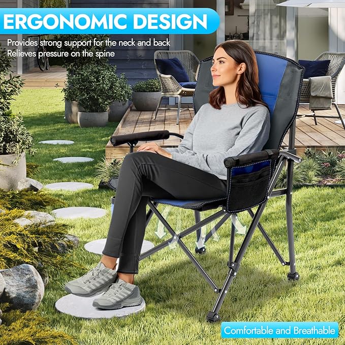 Oversized Folding Camping Chair - Image 6