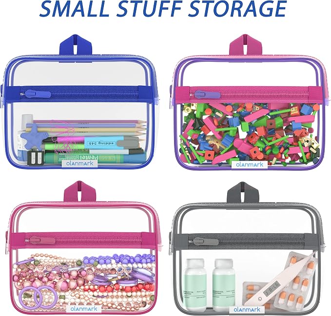 TSA Approved Toiletry Bag 3-1-1 Clear Travel Cosmetic Bag - Image 7