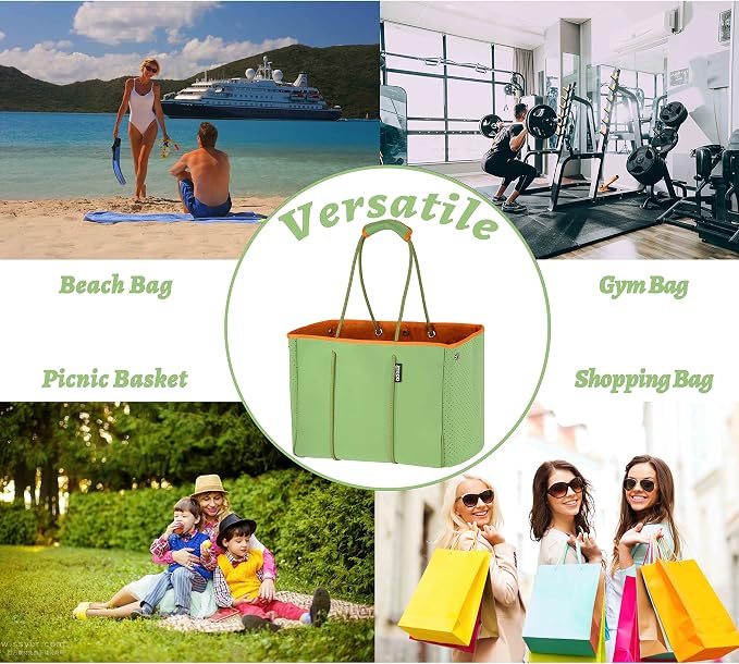 QOGiR Neoprene Multipurpose Beach Bag Tote - Image 8