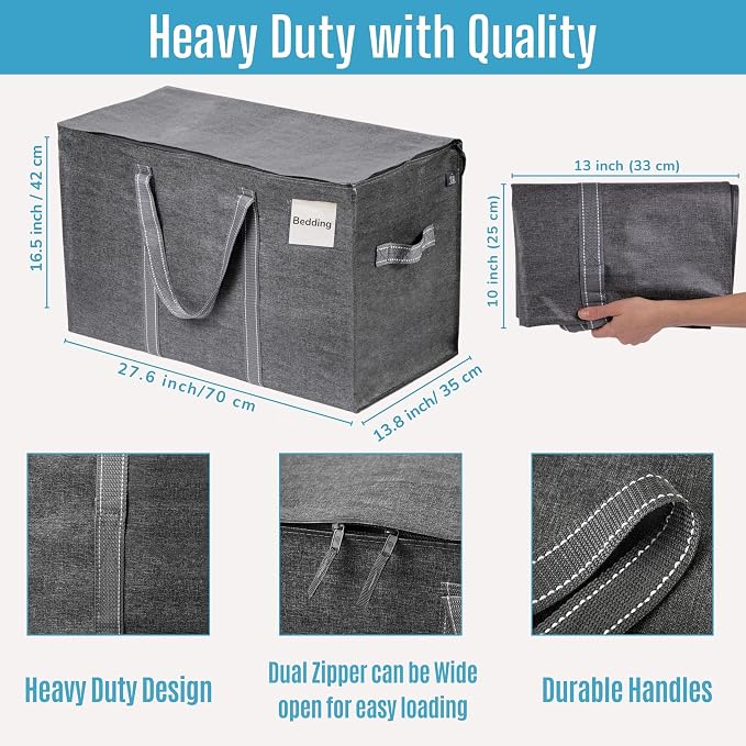 VENO 8 Pack Moving Bags, Heavy Duty, Moving Boxes Alternative, Packing Storage - Image 3