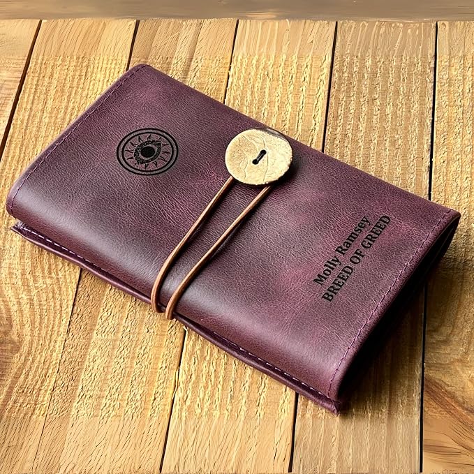 HARDISTON Custom Leather Electronic Organizer Roll – Personalized Cord Pouch - Image 2