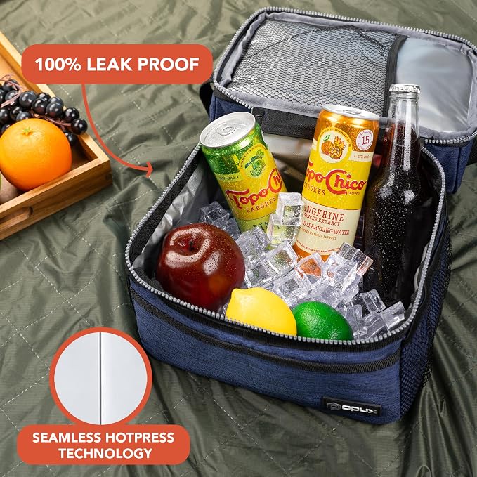 OPUX Lunch Box For Men Women, Insulated Large Lunch Bag Adult Work, Double - Image 5