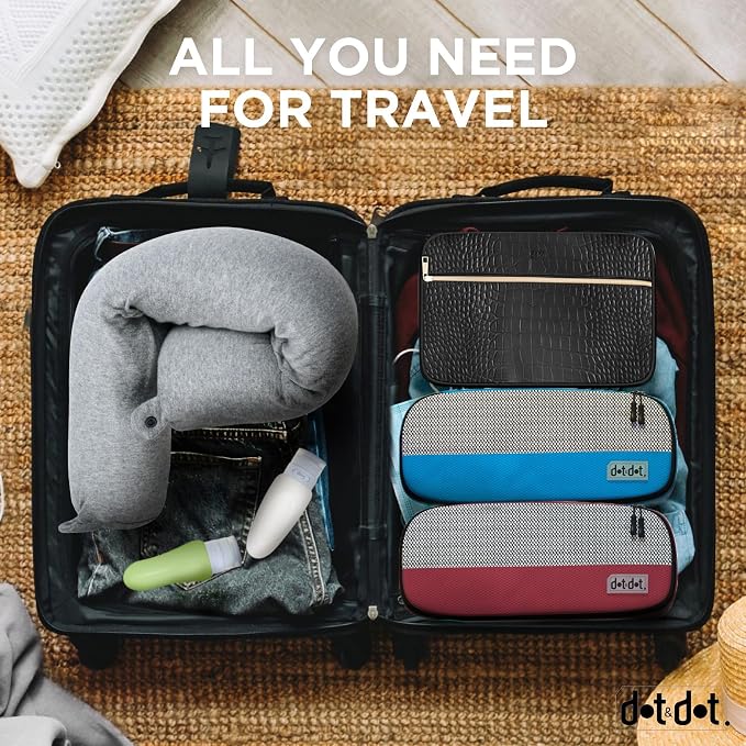Dot&Dot Twist Memory Foam Travel Pillow - Image 8