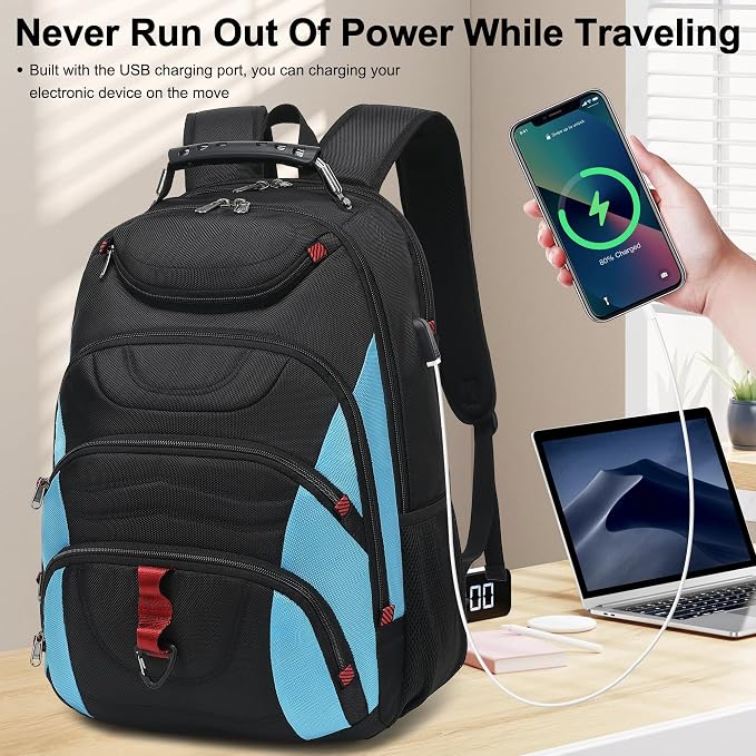 Boavan Laptop Backpack for men, 17.3 inch Laptop Bag - Image 7