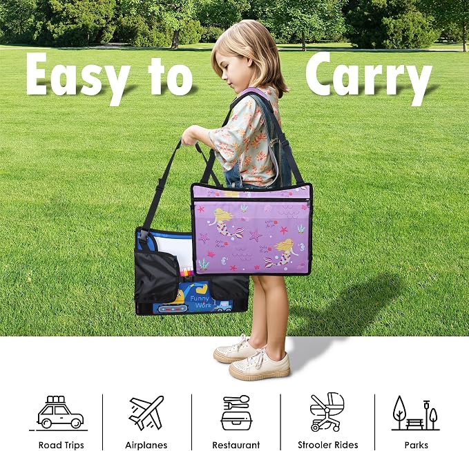 2PCS Kids Travel Tray for Airplane - Image 9