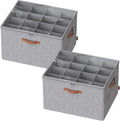 SONGMICS Shoe Organizers for Closet, Pack 2 Shoe Storage Bins, Fits 32 Pairs by SONGMICSbySONGMICSHOME