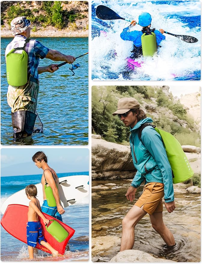 HEETA Waterproof Dry Bag for Women Men 5L/10L/20L/30L/40L Roll Top Lightweight - Image 5