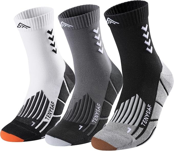 Compression Crew Running Socks: Athletic Socks by TENYSAF%C2%AE