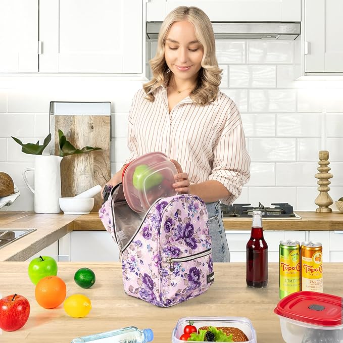 opux Lunch Box for Girls Boys Kids, Insulated Leakproof Lunch Bag, Reusable - Image 3