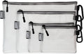 GOBAGS Air Production Multi‑Size Clear Zipper Pouch – Cable Organizer & Travel by Unknown