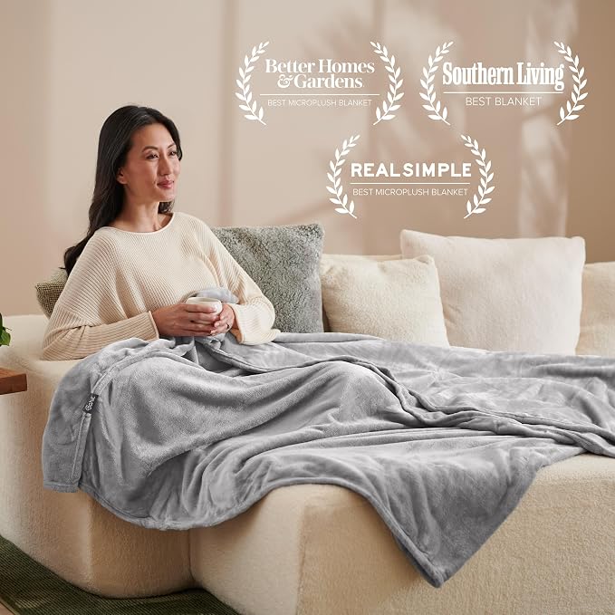 Bare Home Fleece Blanket - Image 5