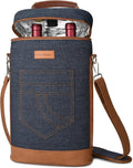 Tirrinia 2 Bottle Wine Gift Tote Carrier by Tirrinia