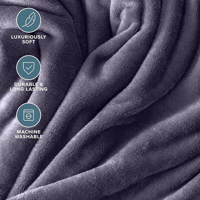 Bare Home Fleece Blanket - Image 4