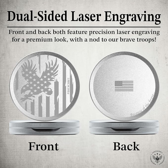 Metal Pouch Can | Metal Container | Slim EDC Pocket Tin | Airtight & - Image 2