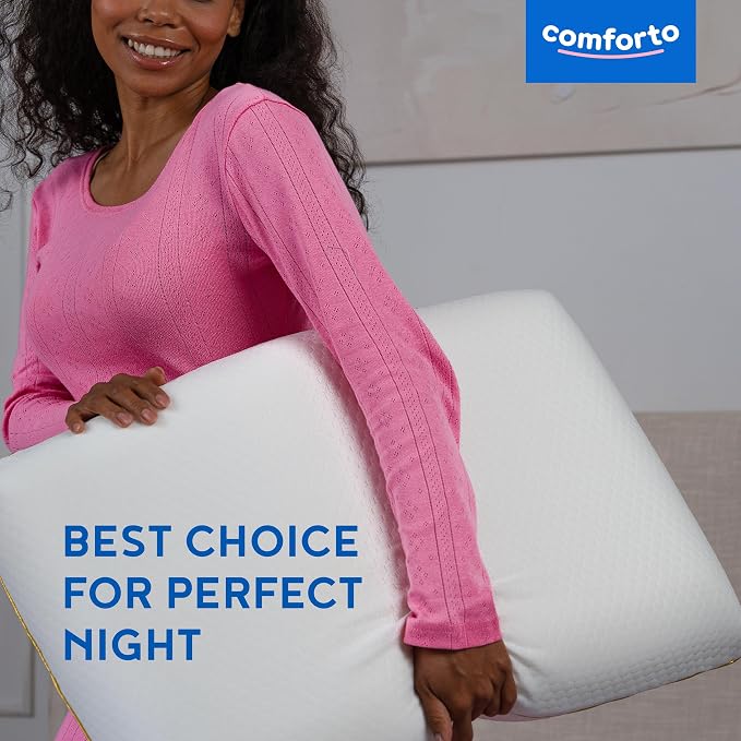 Memory Foam Pillow for Sleeping 23.6x15.7 - Image 5
