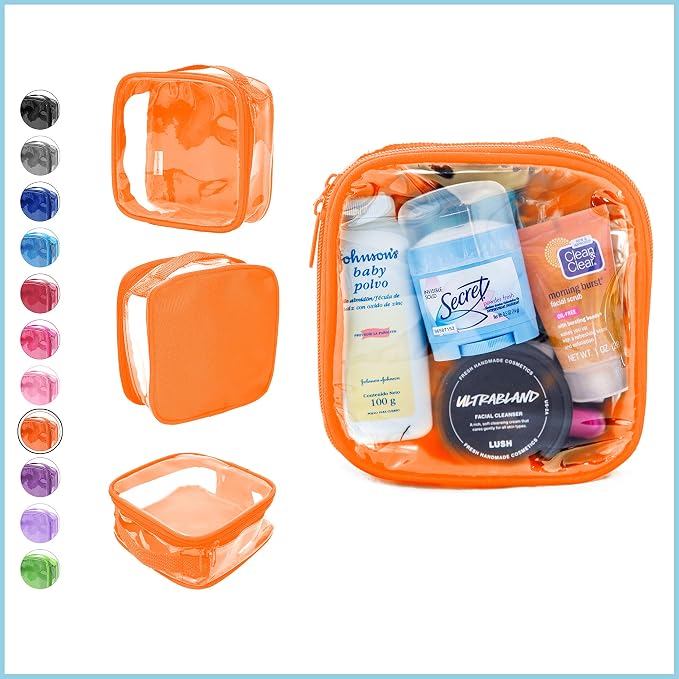 Clear TSA Approved 3-1-1 Travel Toiletry Bag - Image 2