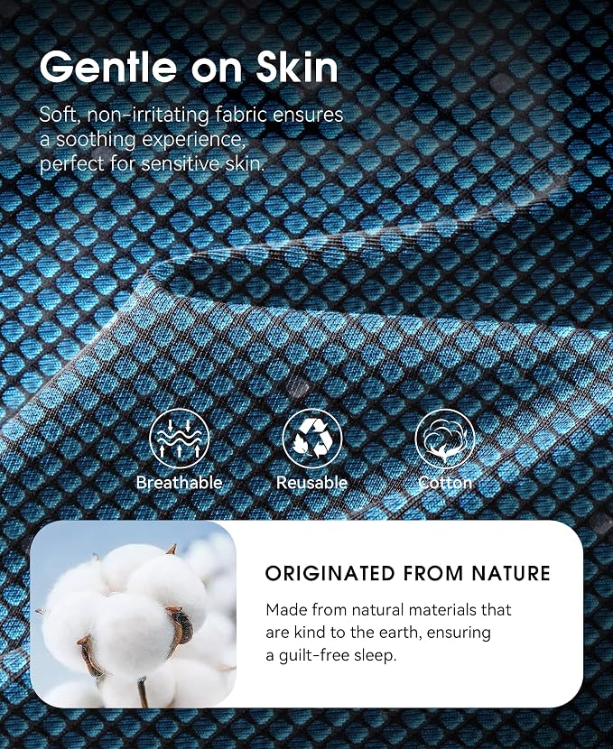 MUSICOZY Sleep Headphones Breathable Sleep Mask Bluetooth 5.4 Wireless - Image 3