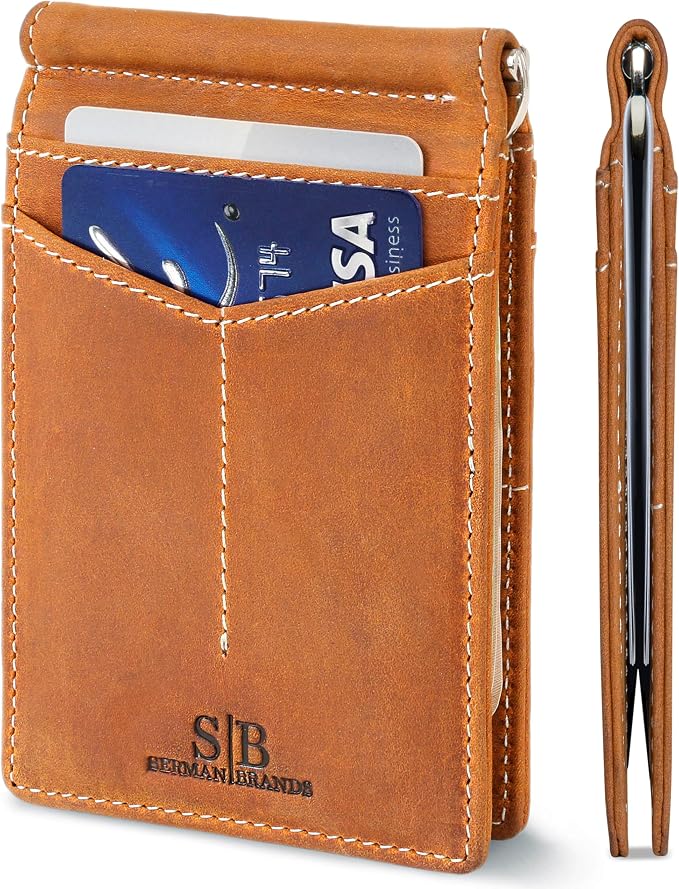 SERMAN BRANDS RFID Blocking Wallet Slim Bifold by SERMANBRANDS