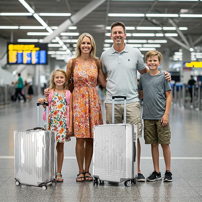 28 Inch Clear PVC Luggage Cover Protectors Suitcase Covers - Image 9