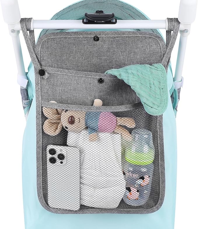 Accmor Universal Stroller Organizer, Mesh Bag Fits - Image 6