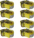 8 Pack Ratchet Strap 2" x 16' E Track Heavy-Duty Cargo Tie Downs 4400LBS by pitstop