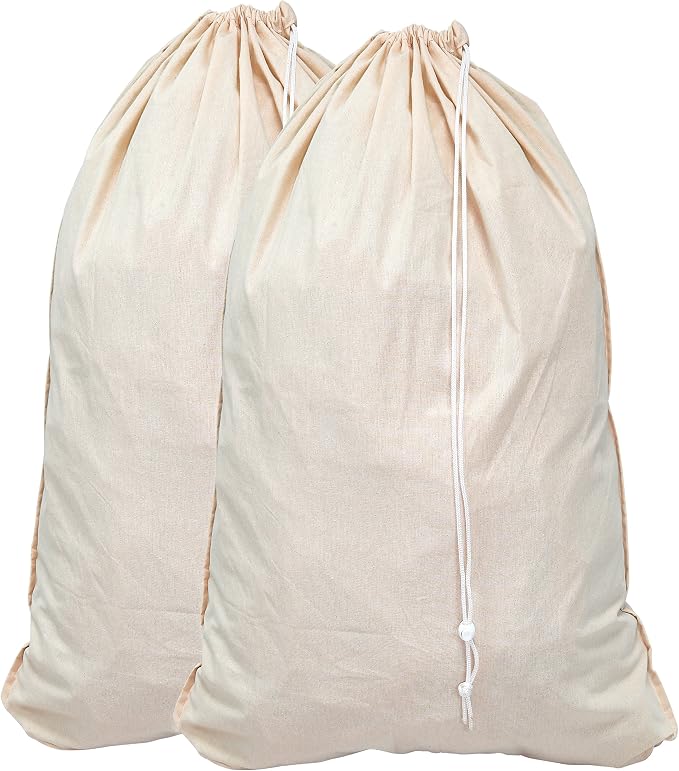 Simple Houseware Extra Large Natural Cotton Laundry Bag by SimpleHouseware