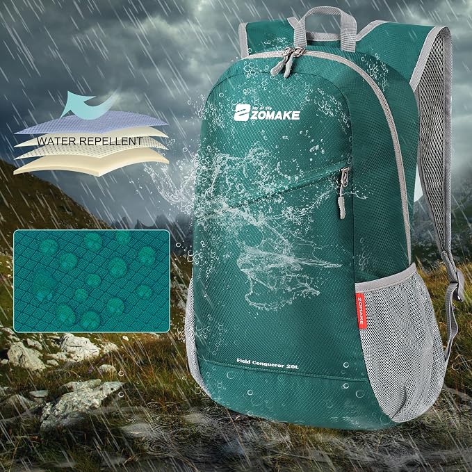 ZOMAKE Lightweight Packable Backpack 20L, Foldable Backpacks Small Daypack - Image 5