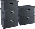 Medium 15" 21 Quart Collapsible Stackable Storage Bins by GraciadecoStorage