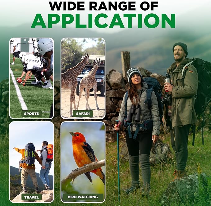 Binoculars with Smart Phone Bracket Adapter, Bird Watching, High Power - Image 7