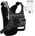 Running Vest with 2L Water Bladder, USA Original Patent, Lightweight Adjustable by Zelvot