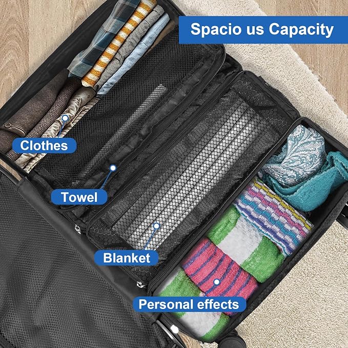 Suitcase Organizer, Travel Luggage Organizer Portable Hanging Travel Shelves - Image 5