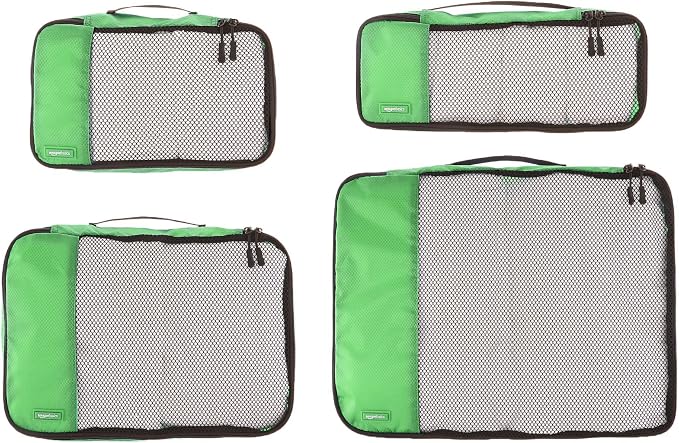 Amazon Basics Packing Cubes for Travel, Packing Organizers Set, 4-Piece-Set - Image 2