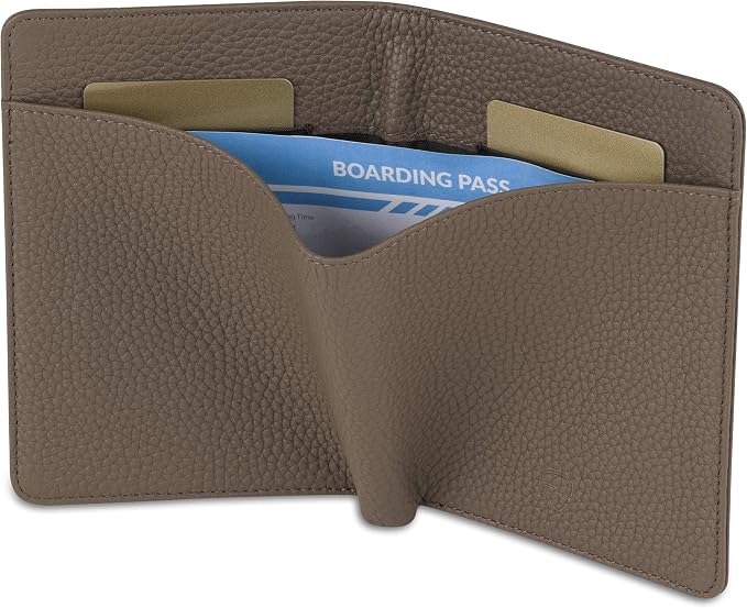 Vaultskin Leather Passport Holder, Slim RFID Blocking Travel Wallet - Image 3