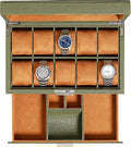 ROTHWELL 10-Slot Watch Box in Leather by RothwellSanFrancisco