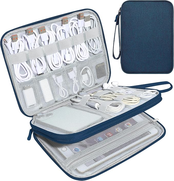 CILLA Electronics Organizer Travel, Travel Cord Organizer Case, Compact by CILLA