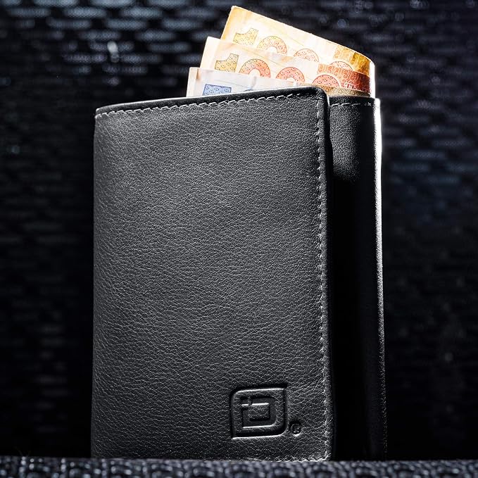 ID Stronghold Men's Leather Trifold Wallet - Image 3