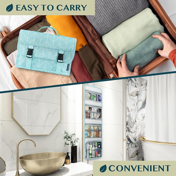 PAVILIA Travel Hanging Toiletry Bag - Image 6