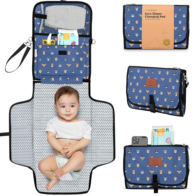 KeaBabies Portable Diaper Changing Pad by KeaBabies