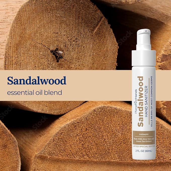 Sandalwood Lotion Hand Sanitizer | Travel Essential | TSA-Approved | - Image 2