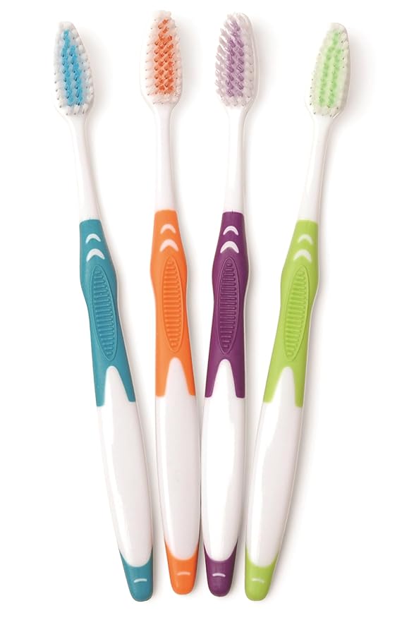 FRESHMINT Individually Wrapped Bulk Premium Toothbrushes, Oversized Easy Grip by Freshmint