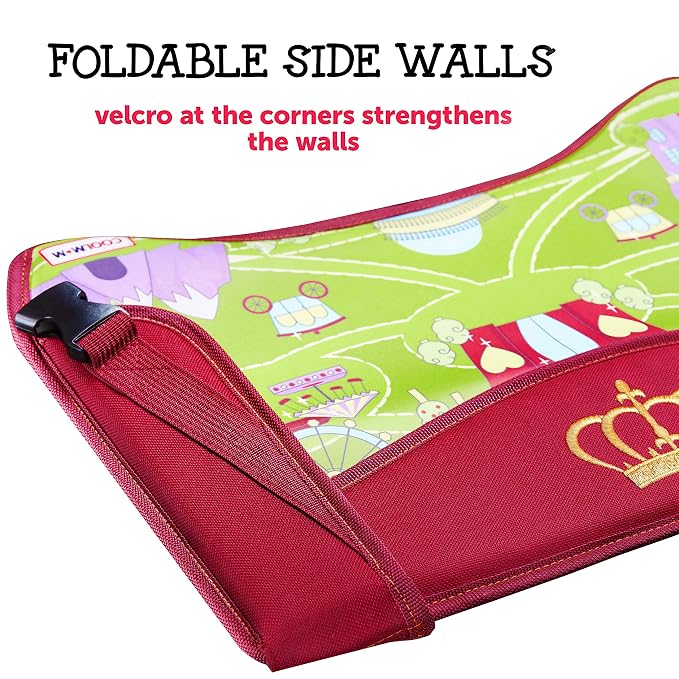 Coolmum Kids Travel Tray, Toddler Car Seat Tray, Double Sided Activity Organizer - Image 6