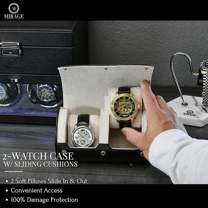 2 Watches Travel Case for Men - Image 6